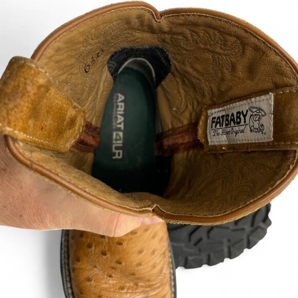 Ariat Fatbaby Leather Western Cowboy Cowgirl Boots Women's 6.5 B - Picture 9 of 13